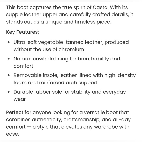 NWOB $295 Casta “Love at First Blush” Metallic Two-Tone Leather Boots 40 (US 9) - Picture 6 of 11